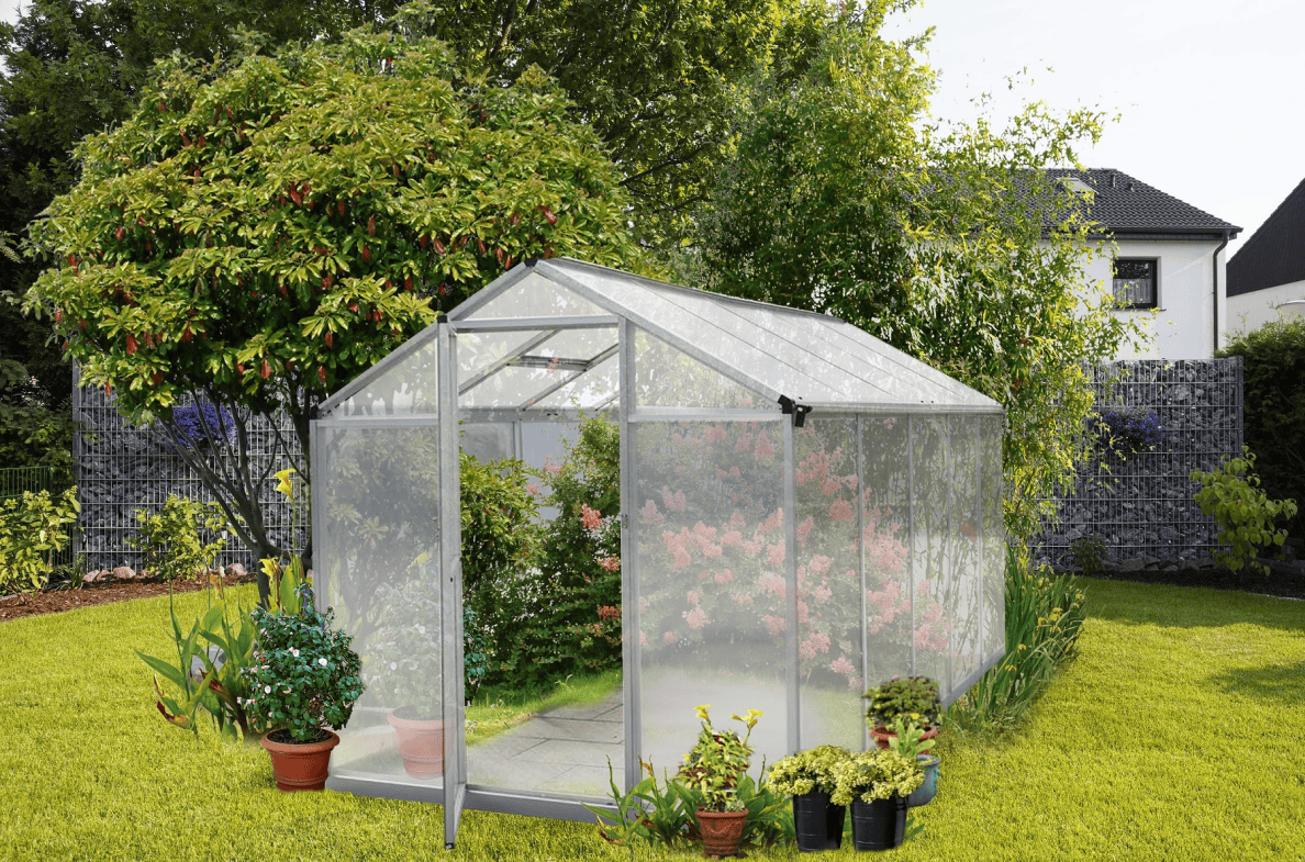 ALS NG250-07 Garden Polycarbonate Greenhouses for Gardening