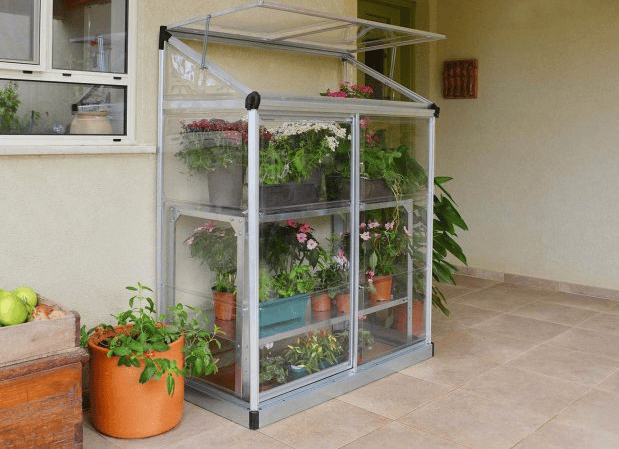 Rainproof PC Lean green house
