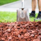 Red Lava Stone for Landscape 1-3cm