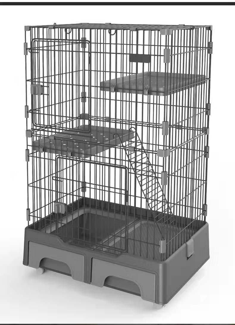 Collapsable Cat Cage Veterinary