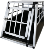 Alu tube dog cage with single door
