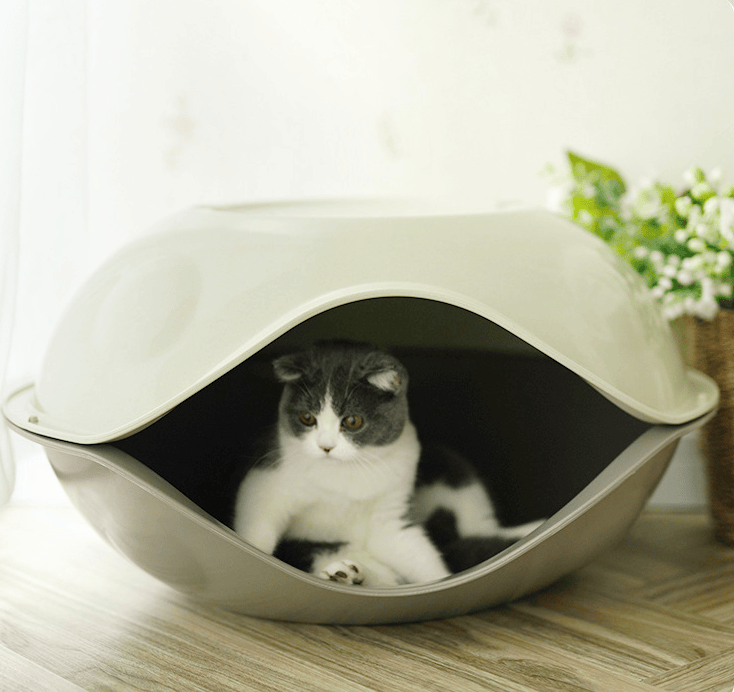 Covered Pet Sleeping Kennel